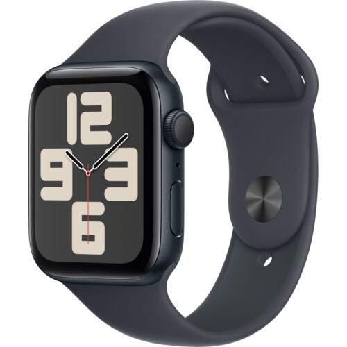 L'Apple Watch SE 2024 44 mm Minuit Bracelet Sport ...