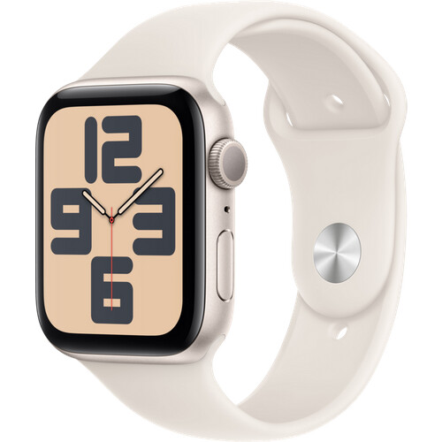 Mit der Apple Watch SE 2024 44 mm Polarstern ...