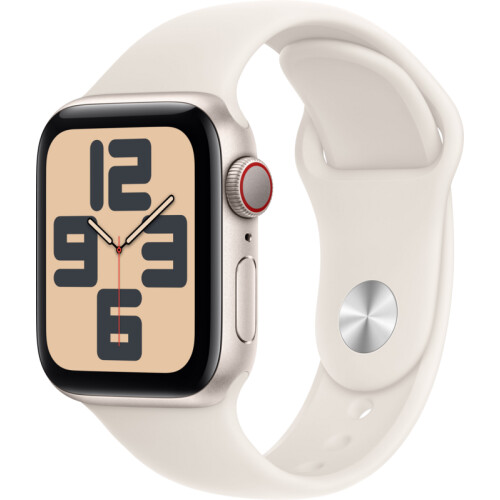 L'Apple Watch SE 2024 4G 40 mm Lumière Stellaire ...