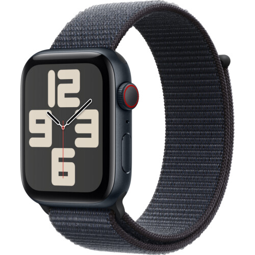 L'Apple Watch SE 2024 4G 44 mm Minuit Boucle Sport ...