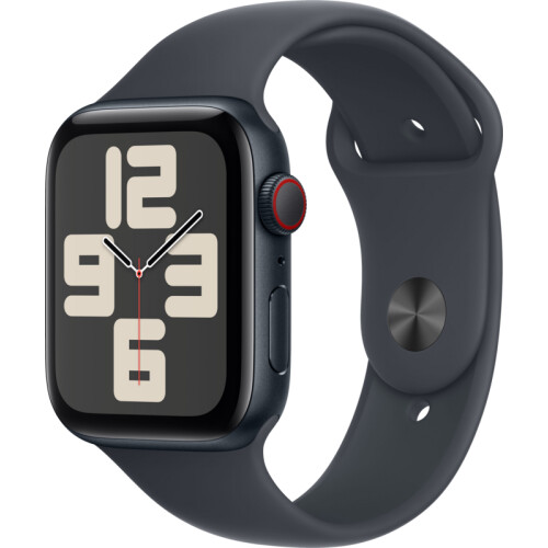 Met Apple Watch SE 2024 4G 44mm Midnight Sportband ...