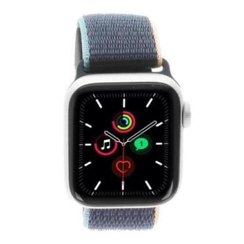 Apple Watch SE Aluminiumgehäuse silber 44mm Sport ...