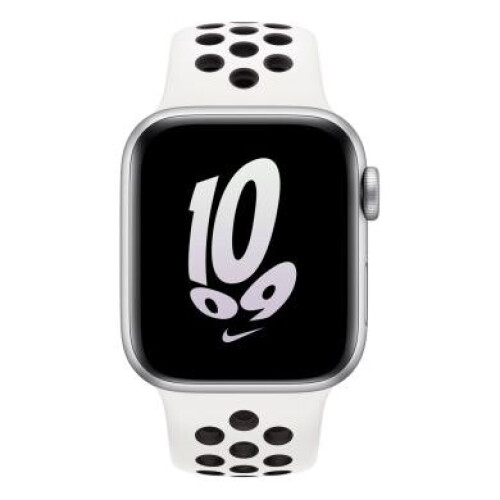 Apple Watch SE Nike Aluminiumgehäuse silber 40mm ...