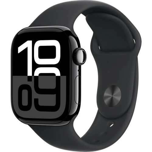 Mit der Apple Watch Series 10 42 mm Schwarz ...
