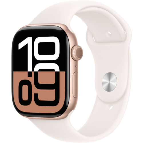 Grâce à l'Apple Watch Series 10 46 mm Or Rose ...