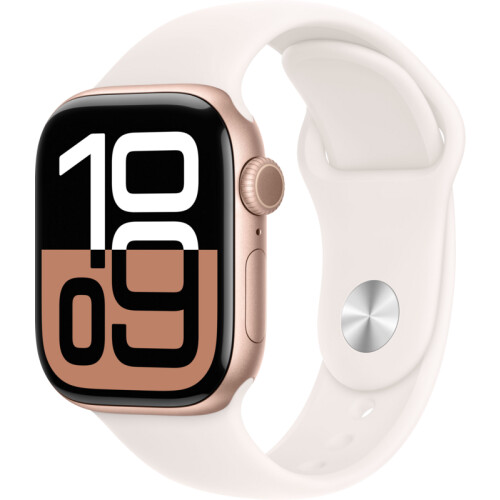 Grâce à l'Apple Watch Series 10 4G 42 mm Or Rose ...