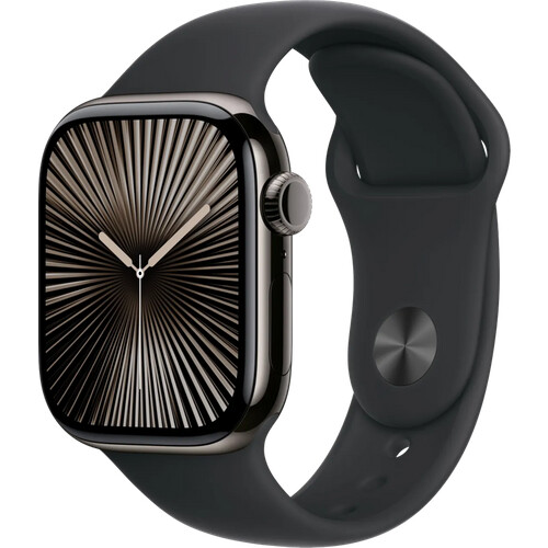 Mit der Apple Watch Series 10 4G 42 mm Titan ...