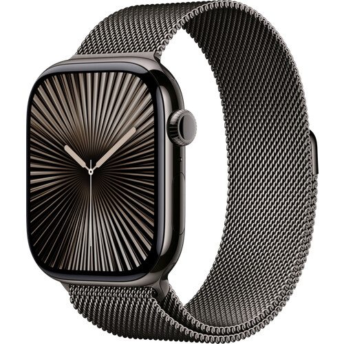 Mit der Apple Watch Series 10 4G 46 mm Titan ...