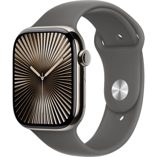 Mit der Apple Watch Series 10 4G 46 mm Titan ...