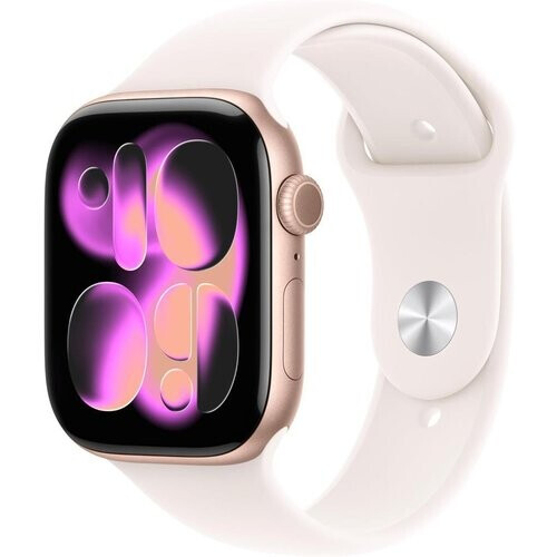 Apple Watch 46mm Rose Gold Aluminum Case Light ...