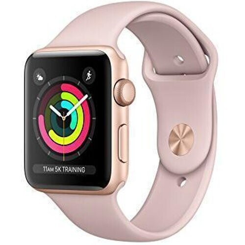 Apple Watch 38mm (Series 3) - Gold Aluminum Case - ...