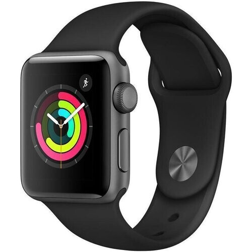 Apple Watch (Serie 3) 38mm - Aluminium Space Grey ...