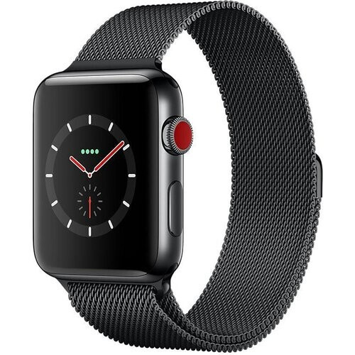 Apple Watch (Series 3) 42 - Acier inoxydable Gris ...