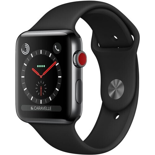 Apple Watch 42 mm - Acier inoxydable noir sidéral ...