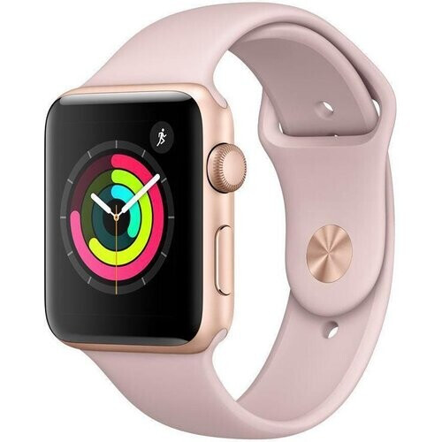 Apple Watch (Series 3) GPS 42 mm - Aluminium Or - ...