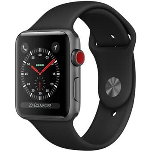 Apple Watch (Series 3) 38mm 4G  - Aluminium Gris ...