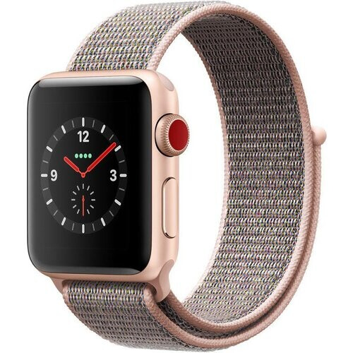 Apple Watch (Series 3) 38mm 4G  - Aluminium Or - ...