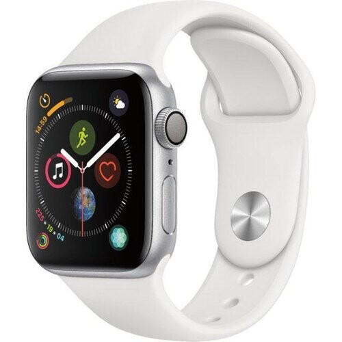 Apple Watch (Series 4) 40 mm - Aluminum Silver - ...