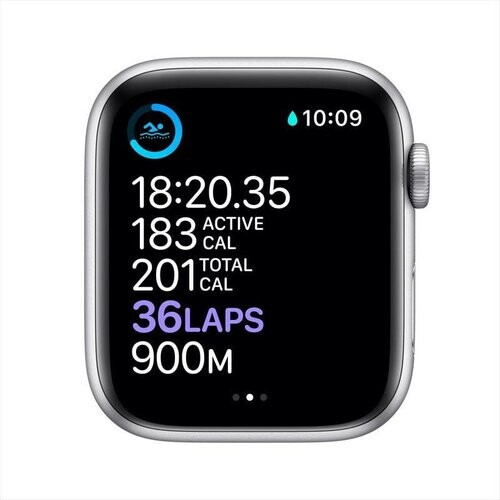 Apple Watch Series 5-44mm-Aluminium-Silver. ...