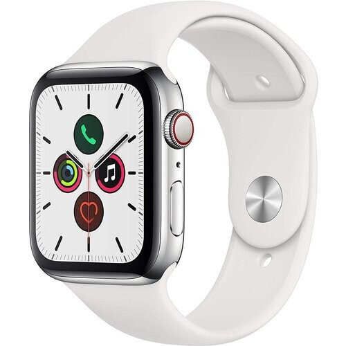 Apple Watch (Series 5) GPS 44 - Stainless steel ...