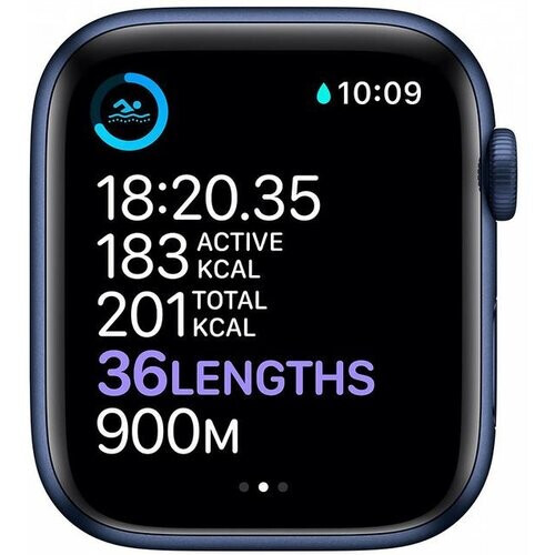 Apple Watch Series 6-44mm-Aluminium-Blue. ...