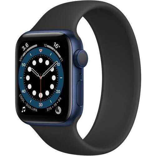 Apple Watch (Series 6) GPS 44 mm - Aluminium Blau ...