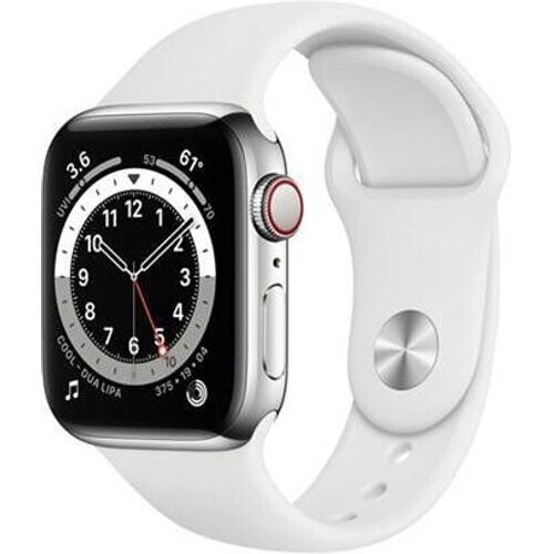 Apple Watch (Series 6) Cellular 40mm - Stainless ...