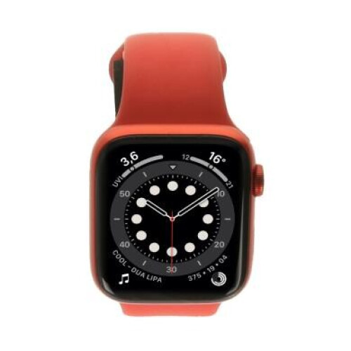 Apple Watch Series 6 GPS 44mm Aluminium rot ...