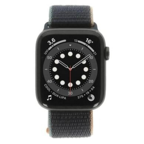 Apple Watch Series 6 Aluminiumgehäuse space grau ...