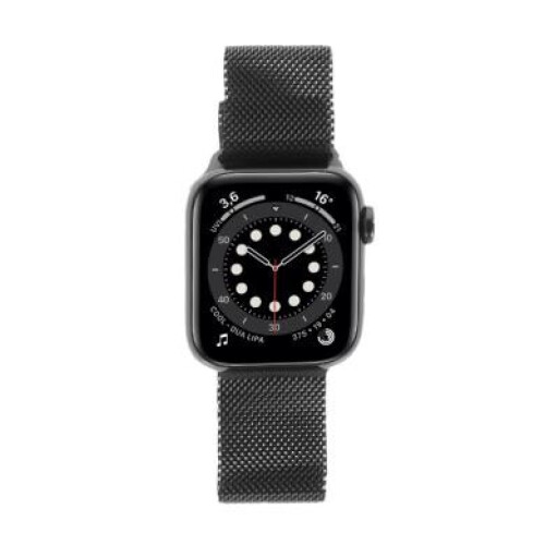 Apple Watch Series 6 Edelstahlgehäuse graphit ...
