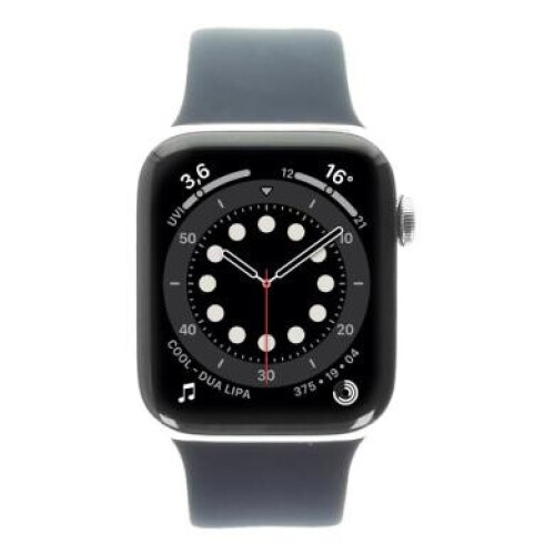 Apple Watch Series 6 Edelstahlgehäuse silber 44mm ...