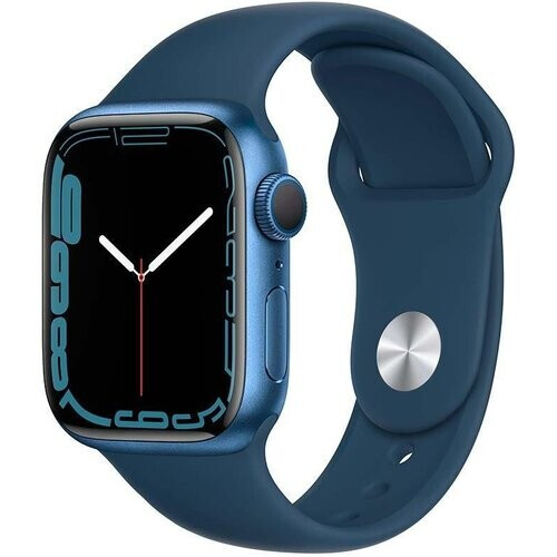Apple Watch (Series 7) GPS 41 mm - Aluminium Blau ...