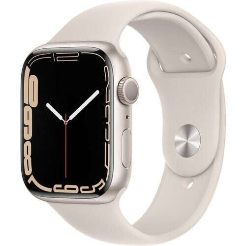 Apple Watch (Series 7) GPS 45mm- Silver Stainless ...