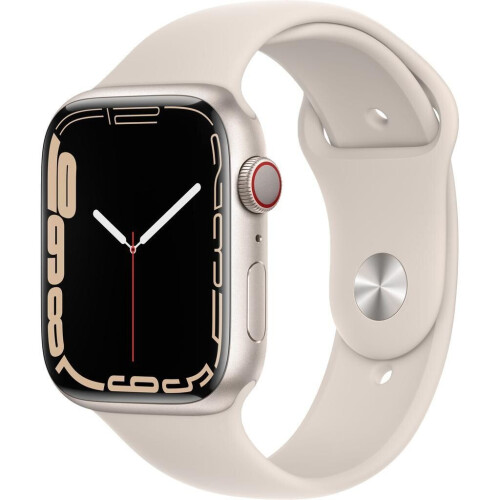 De Apple Watch Series 7 - 45mm in sterrenlicht is ...