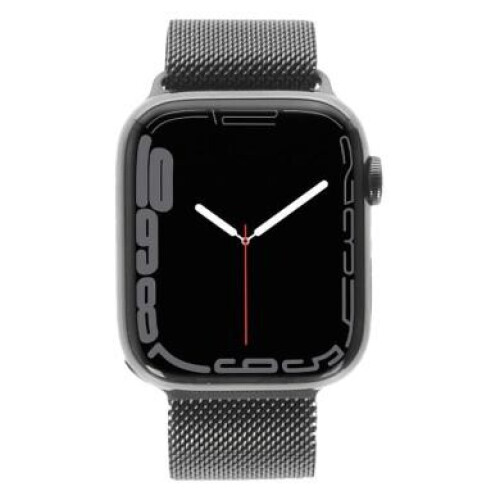 Apple Watch Series 7 Edelstahlgehäuse graphit ...