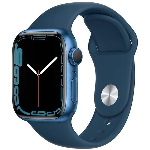 Apple Watch (Series 7) GPS 41 mm - Aluminium Bleu ...