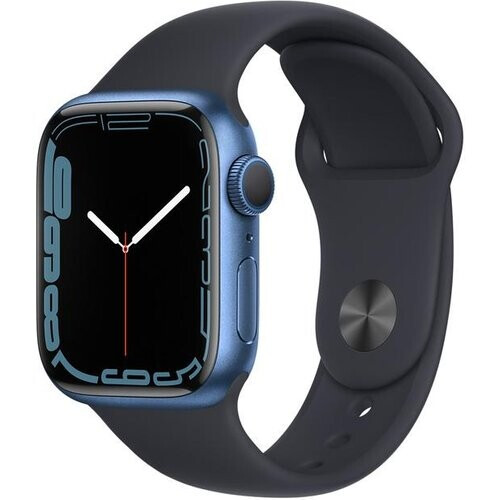 Apple Watch (Series 7) GPS 41 mm - Aluminium Bleu ...