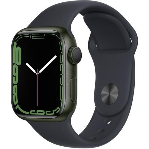 Apple Watch (Series 7) GPS 41 mm - Aluminium Vert ...