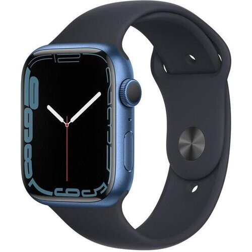 Apple Watch (Series 7) GPS 45 mm - Aluminium Bleu ...