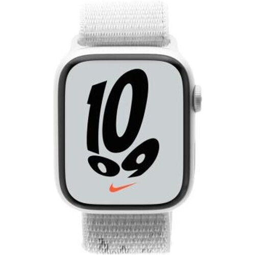 Apple Watch Series 7 Nike GPS 45mm Aluminio blanco ...