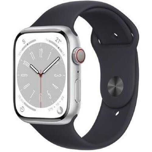 Apple Watch (Series 8) GPS + Cellular 45 - Silver ...