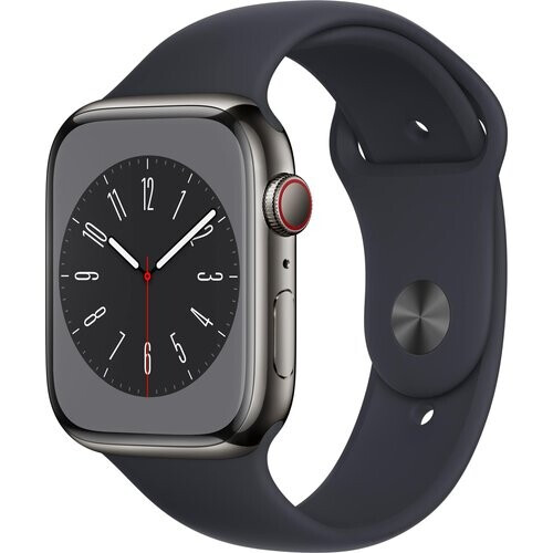 Apple Watch Series 8 (4G) Edelstahl - Smartwatch - ...