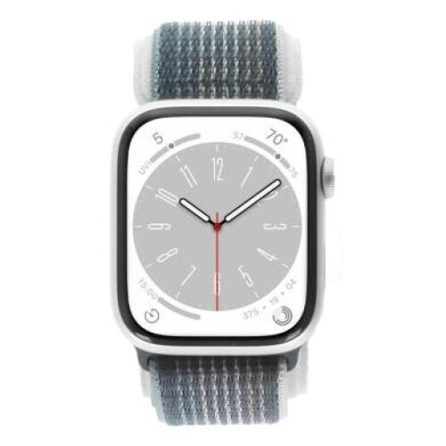 Apple Watch Series 8 Aluminium argent 45mm Boucle ...