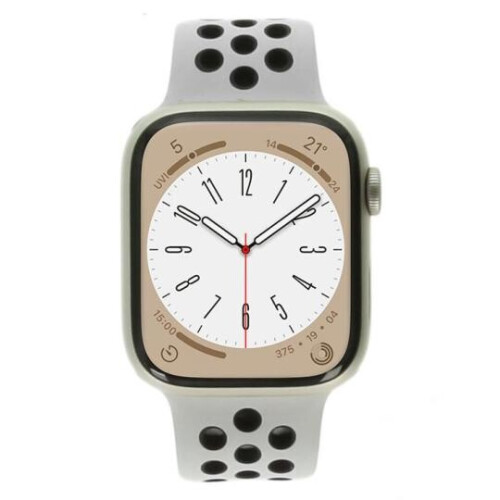Apple Watch Series 8 Aluminium lumière stellaire ...