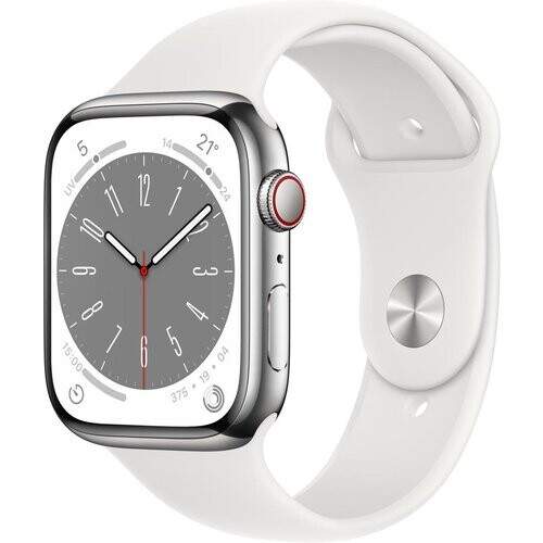 Apple watch avec boitier inoxydable 45mm ...