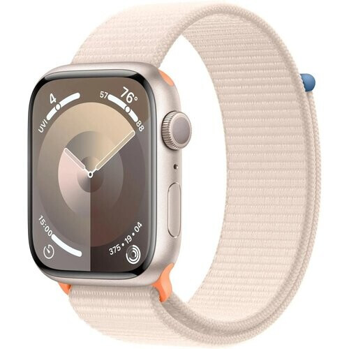 Apple Watch Series 9 45mm GPS Aluminum Starlight + ...