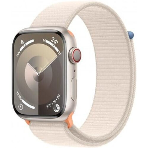 Apple Watch Series 9 45mm GPS Aluminum Starlight + ...