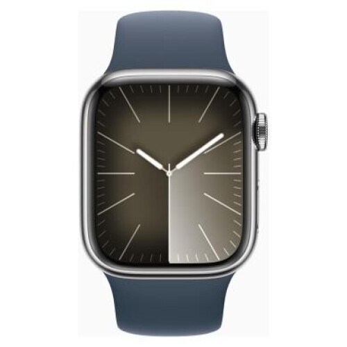 Apple Watch Series 9 Acier Inox argent 41mm ...