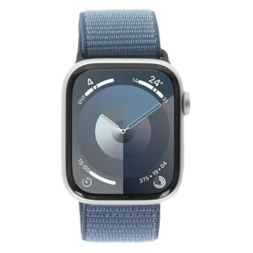 Apple Watch Series 9 Aluminium argent 45mm Sport ...