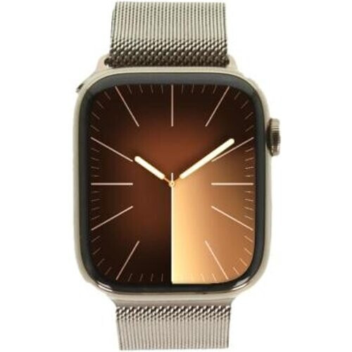 Apple Watch Series 9 Caja de acero inoxidable oro ...